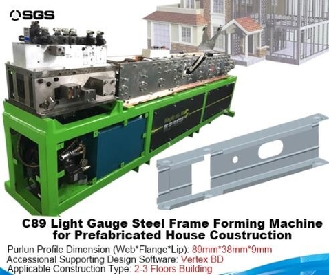 30m/Min Light Gauge Steel Roll die Machine 5.5KW vormen